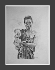 Afrika - Mutter mit Kind   (Bild 112)