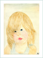 Kind 1977  (mein erstes Portrait - nach einer Postkarte)  (Bild 2)