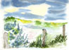 Landschaft mit Zaun - Phantasiebild   (Bild 60)